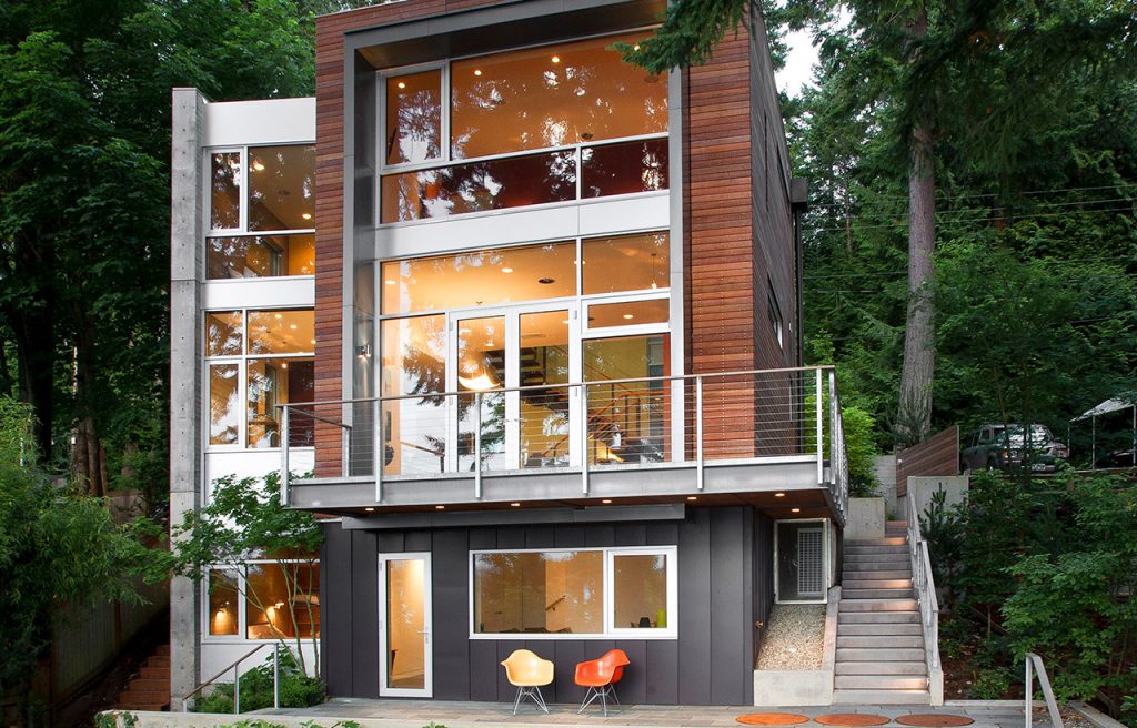 Hansen Road House, Exterior